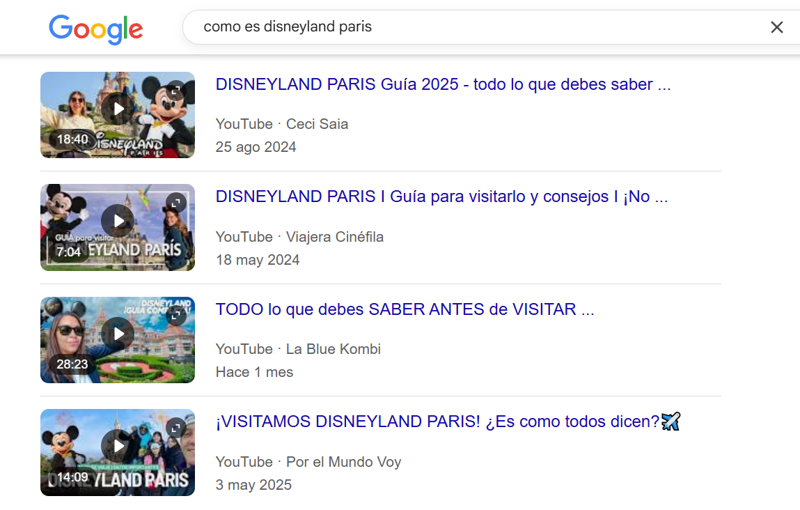 "Cómo es Disneyland Paris"